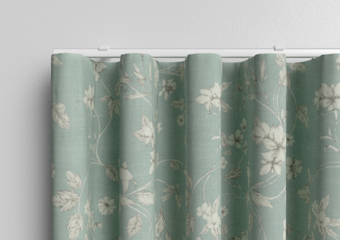 Etched Vine, Eau de Nil - Made to Measure Curtains - Image 13